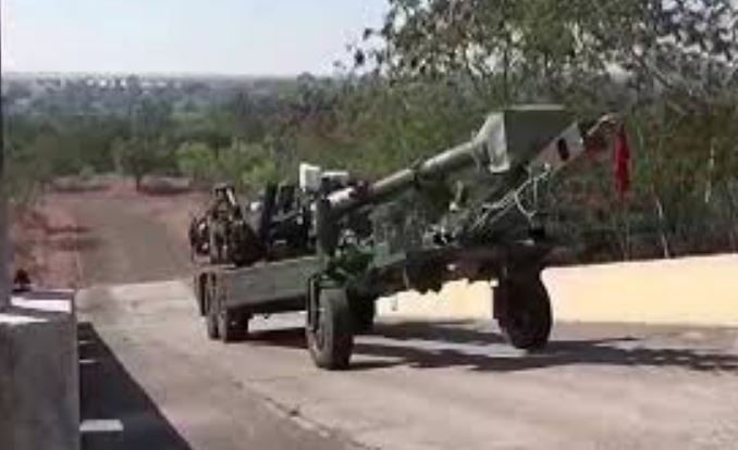 Howitzer Advanced Towed Artillery Gun System Undegoing Trials By Indian Army