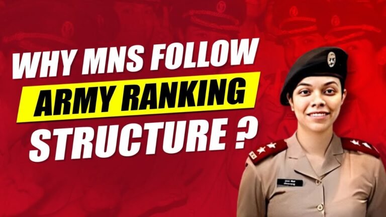 Why MNS follow Army Ranking Structure ?